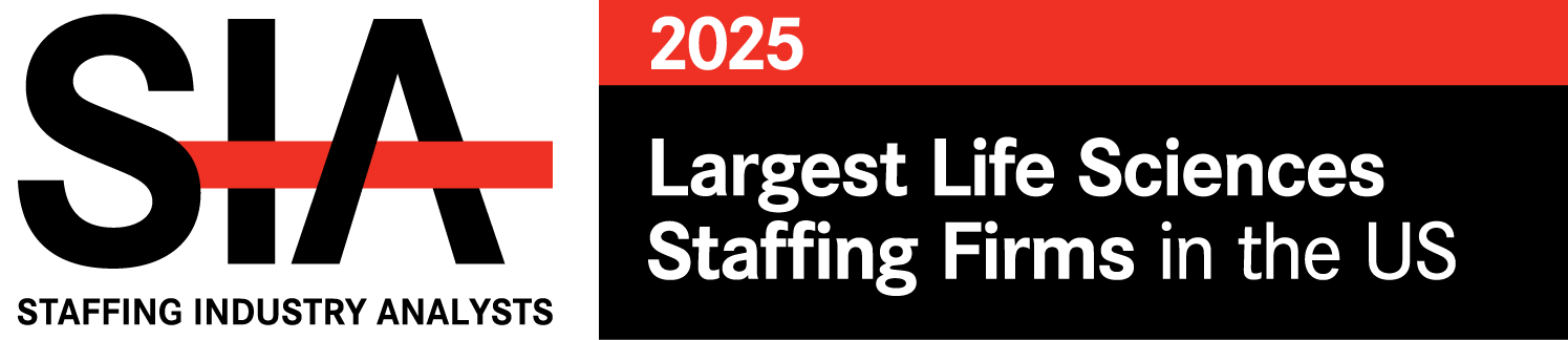Actalent ranks No. 1 in Life Sciences by Staffing Industry Analysts (SIA).