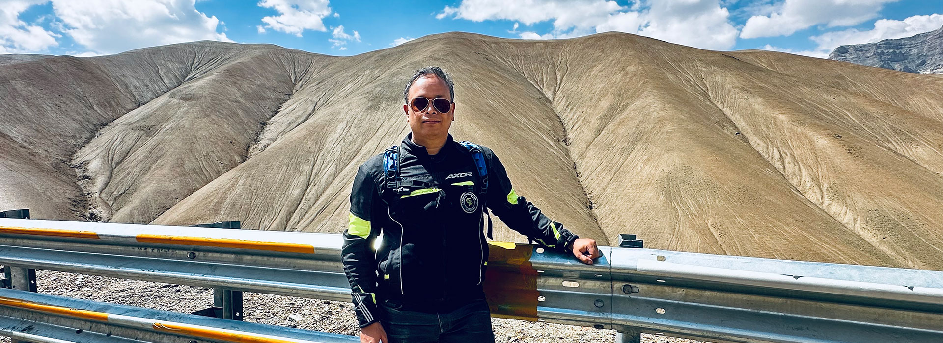 Photo of Actalent employee Amitansu Patnaik with mountain view