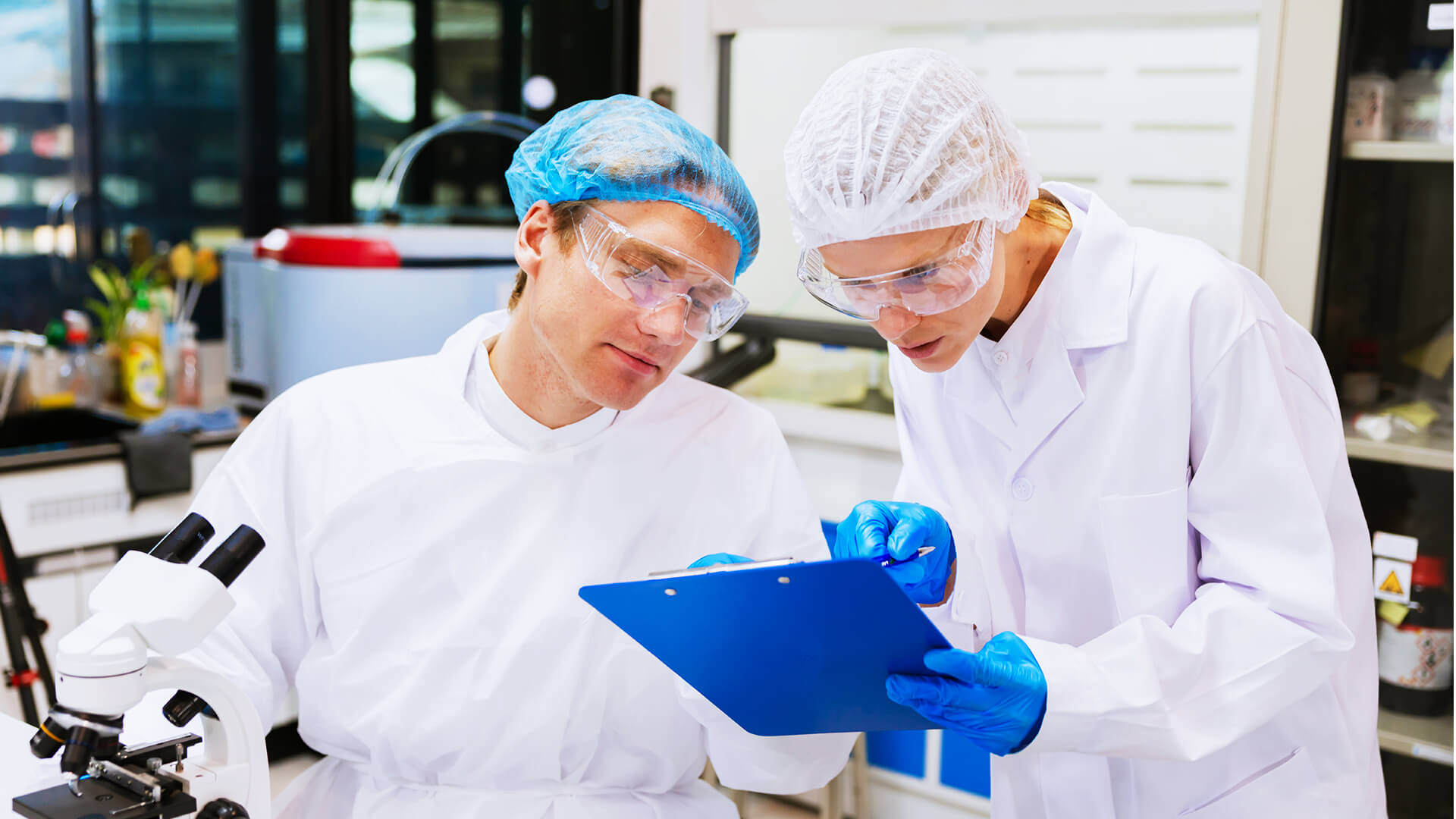 Professionals conducting FDA inspections.