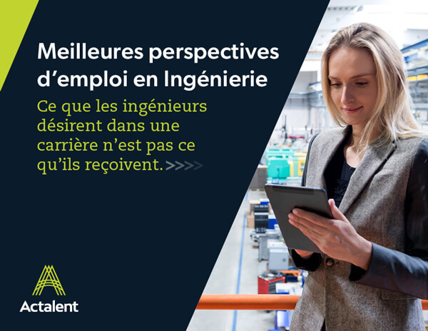 Meilleures perspectives d’emploi en Ingénierie