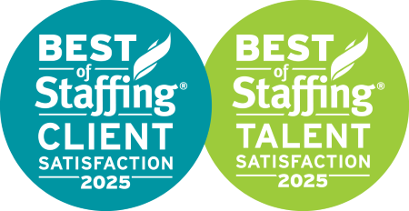 Best of Staffing Client and Talent dual logo 2025
