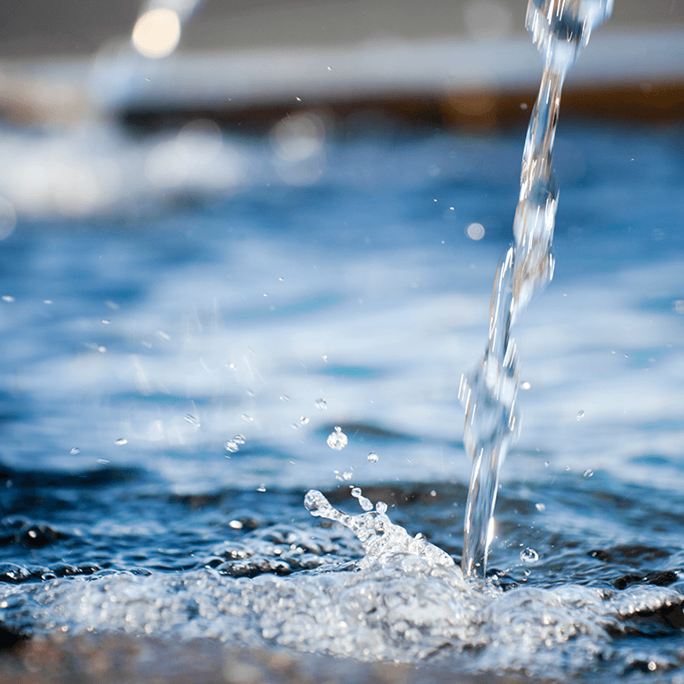 water pouring